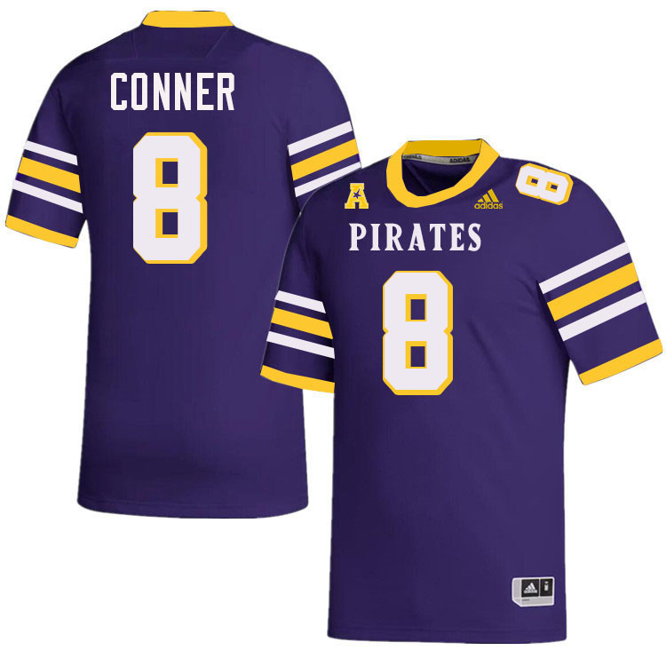 #8 Jayvontay Conner ECU Jersey,East Carolina Pirates #8 Jayvontay Conner Jersey Youth College-Purple
